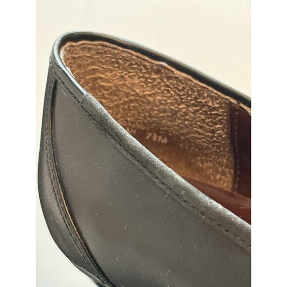 Naturalizer Leather Heeled Loafers Women’s 7.5 Slip-On Comfort Dress Shoes - Picture 7 of 7